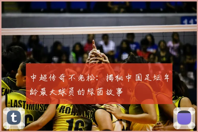 中超传奇不老松：揭秘中国足坛年龄最大球员的绿茵故事